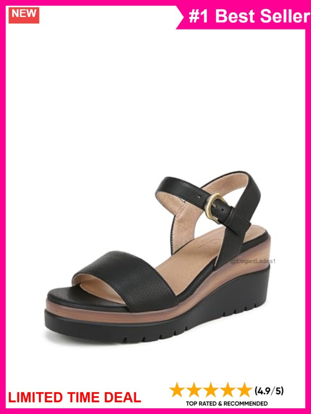 Naturalizer Graciela Wedge Sandals PU Slingback Comfort Casual Shoes